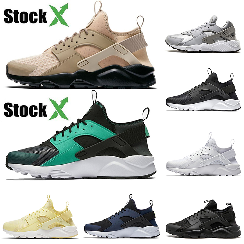 

2020 New Run Ultra Mushroom Mens Running Shoes Huarache Trainers Sport White Purple Pure Platinum Huaraches Women Athletic Designer Sneakers, White;red