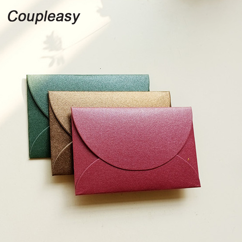 

50Pcs 10 Colors Mini Craft Paper Envelopes Vintage European Style Envelope Wedding Invitation Envelope Gift Cute Envelopes 6x9cm