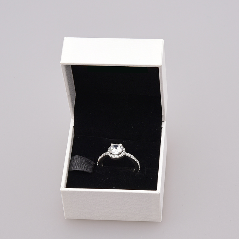 Diamond Wedding Ring Authentic 925 Sterling Silver Luxurious RING set Women Girls Party Jewelry Girlfriend Gift Stacking rings with Retail Box Fa
