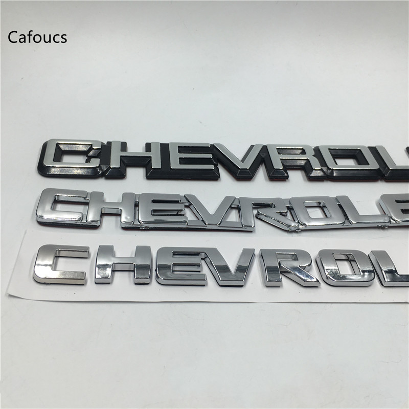 

For Chevrolet Lacetti Captiva Aveo Cruze Spark Emblem Badge Nameplate Rear Boot Trunk Logo Sticker, Style