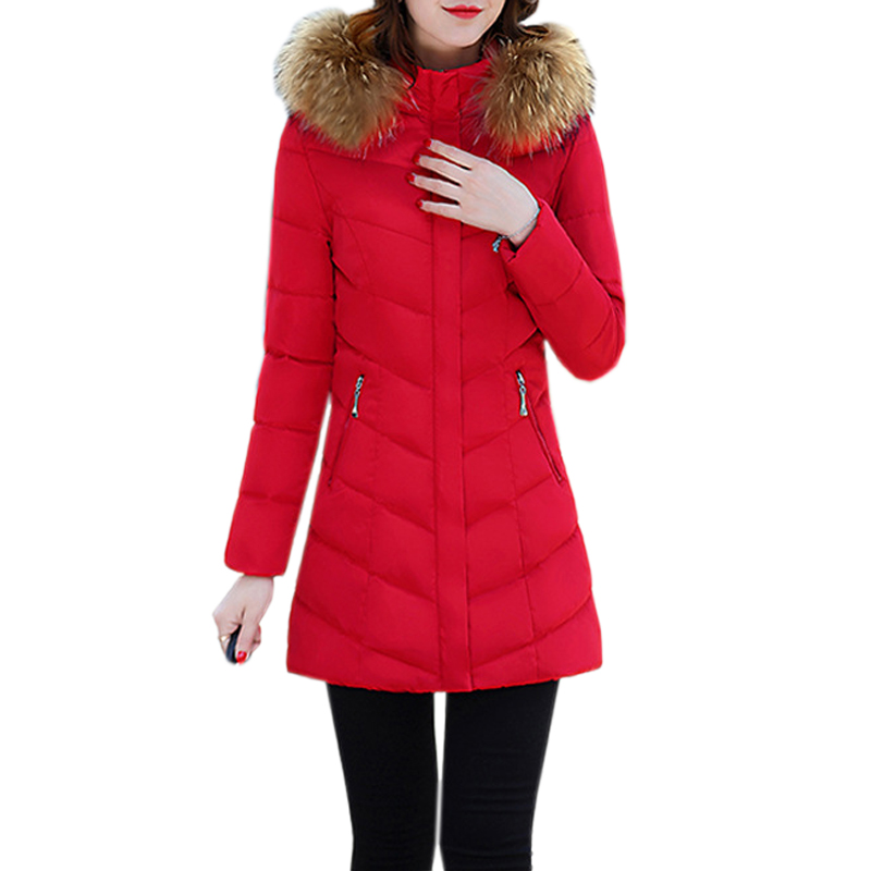 

Zipper Hooded Pockets Coats Autumn Winter Warm Women Outfit Plus Size Parkas Outerwear Female Parkas Overcoat Solid Slim, Black