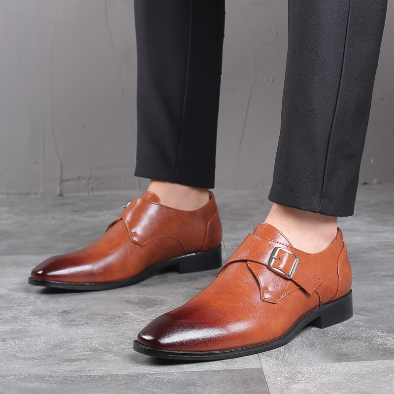 2020 nouveaux hommes chaussures printemps britannique style coréen pointu chaussures de mode décontractées chaussures formelles hommes usine en g