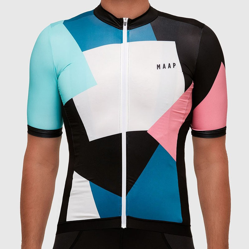 

2020 New Mens Summer MAAP Cycling Jerseys short sleeve Shirt Breathing TEAM Sports Uniform Cycling Clothing racing Bike Clothes S21030146, Black