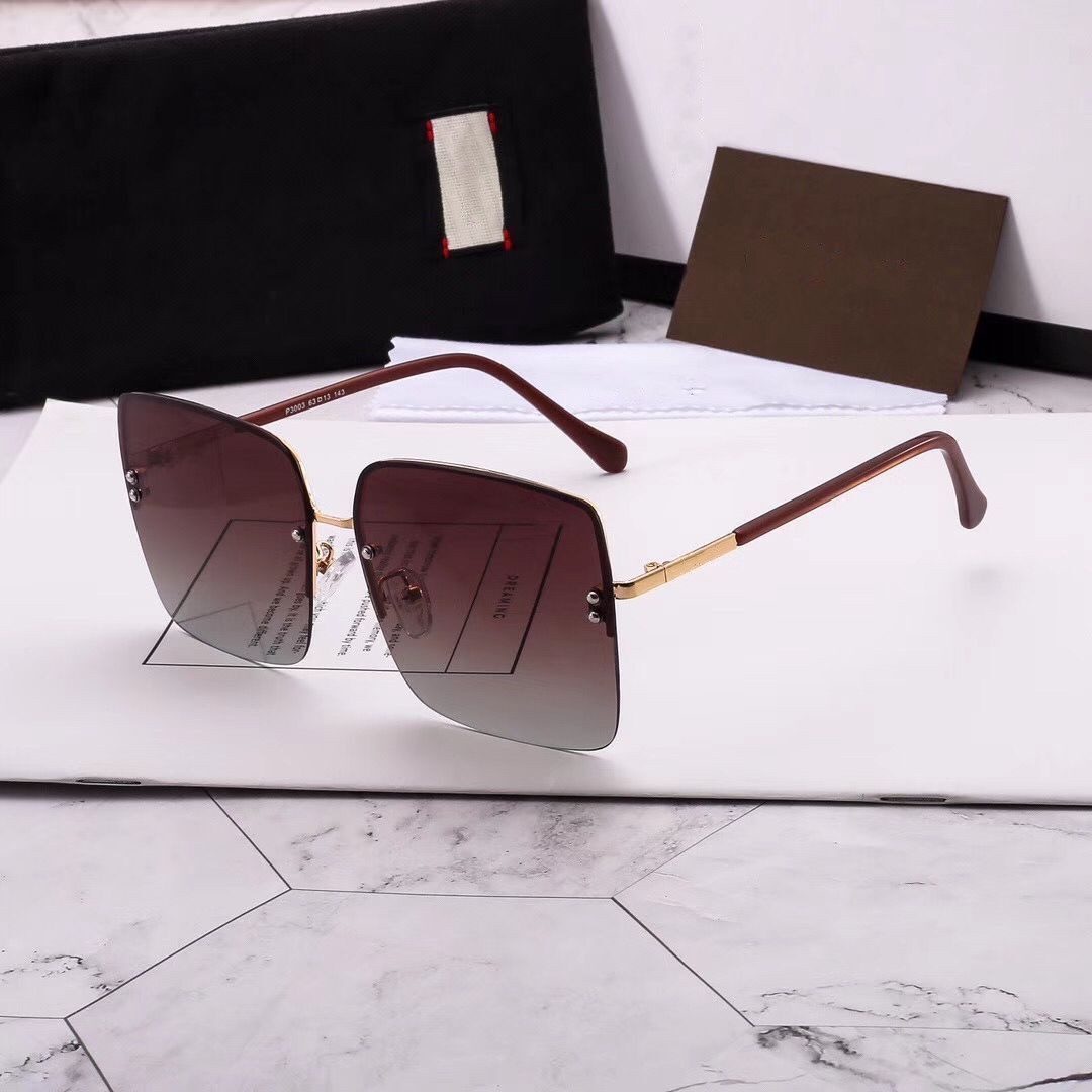 

Luxury Designer Polarized Sunglasses Rimless Men and Women Outdoor Sport Cycling Driving Sun Glasses Sun Shade Sunglasses for Summer G3003, White;black