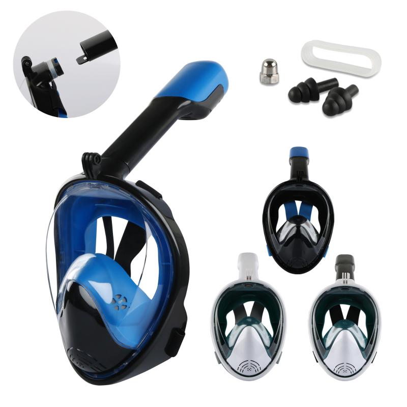 

2019 New Underwater Diving Mask Scuba Mask Anti Fog Full Face Snorkeling Adult Kids Swimming Snorkel Diving Equipment