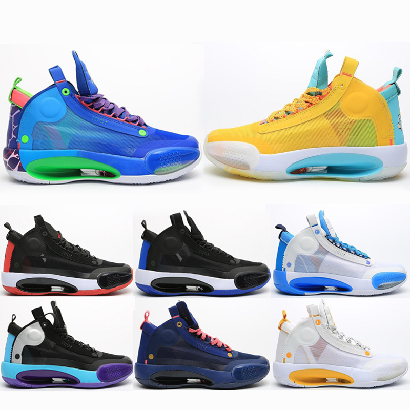 

2020 Newest Jumpman 34 Snow Leopard 34 Men basketball shoes XXXIV Blue Void Bred 34 Eclipse trainers sports sneaker40-46