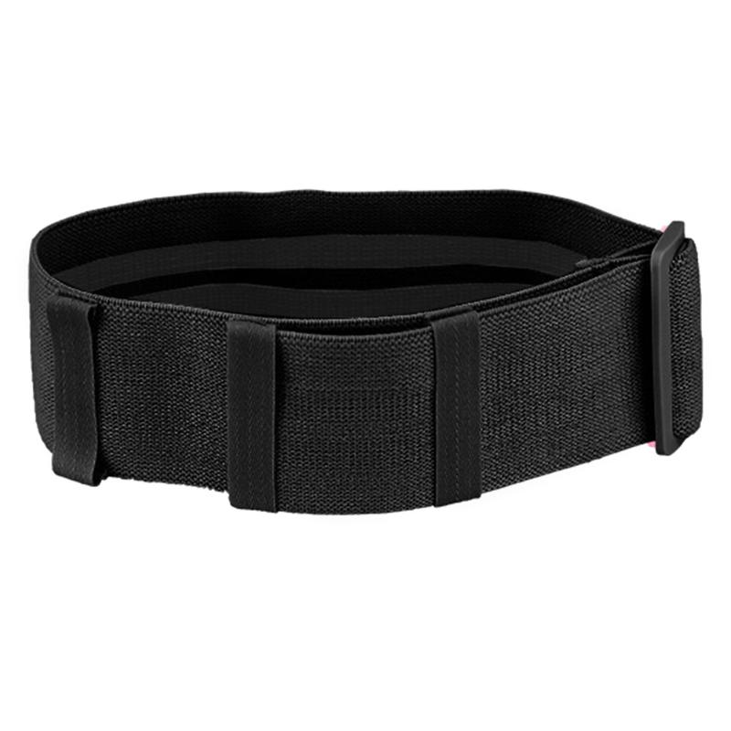 

BuExercise Loop Yoga Resistant Band Fitness Adjustable Belt Non Slip Elastic Legs Glutes Portable Stretching Home Gym Lift, Black