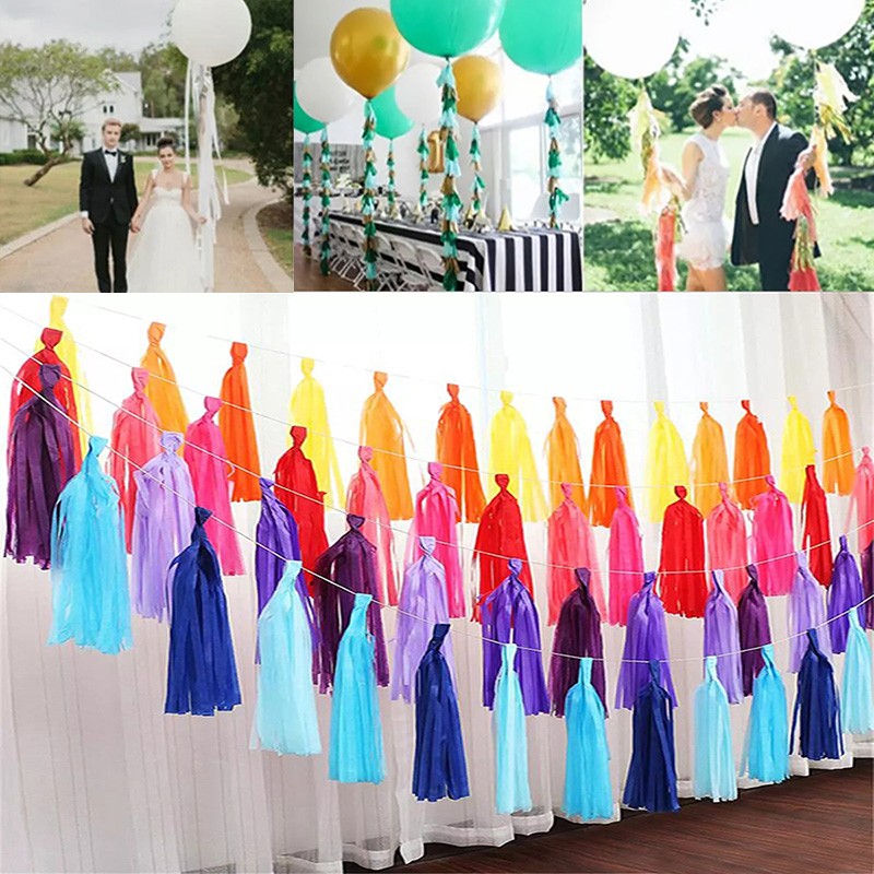 tissue fringe garland wholesale