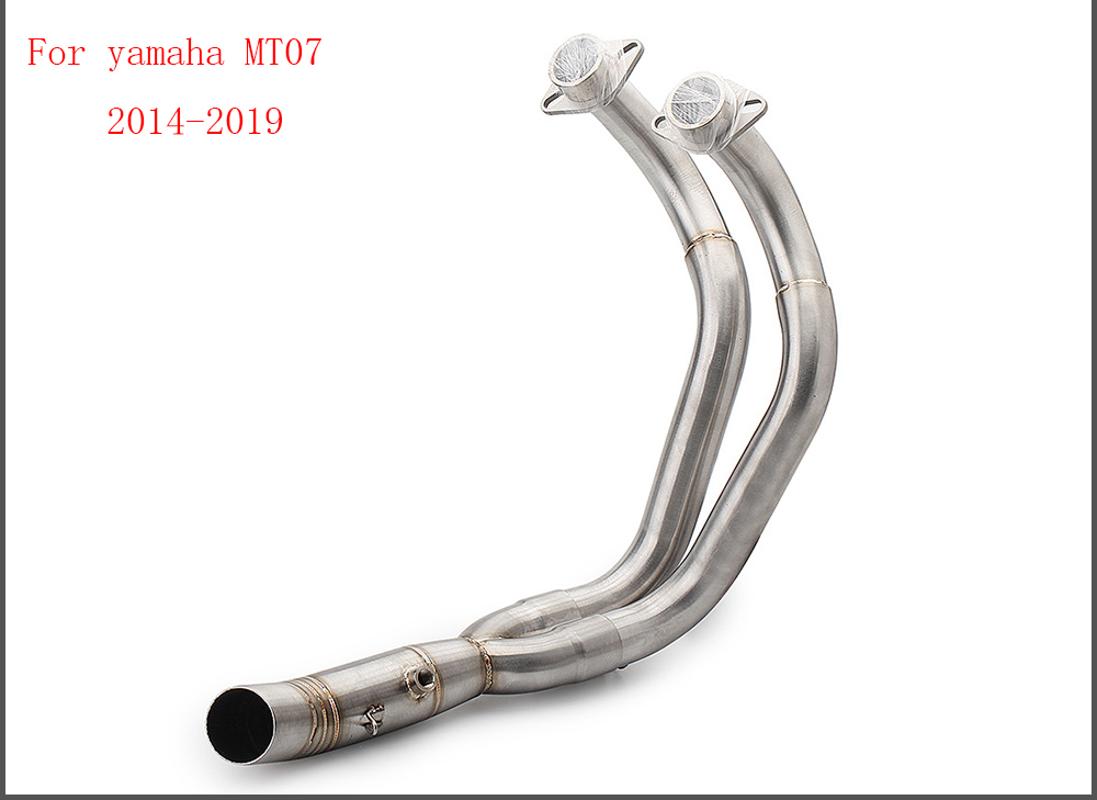 

MT-07 MT07 FZ07 2014-2019years Motorcycle modified Front exhaust pipe full system escape moto
