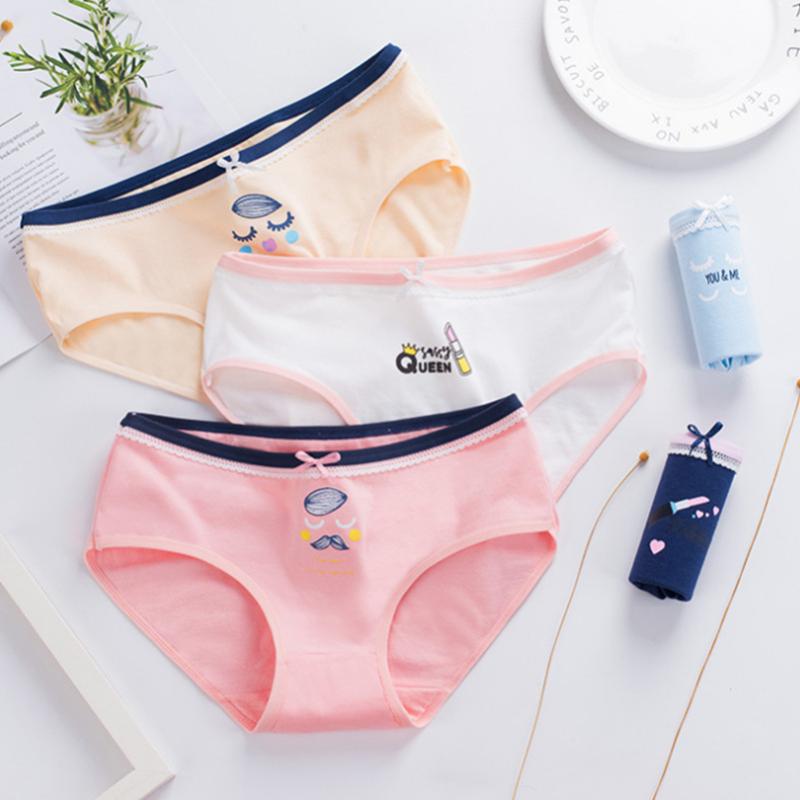 

New Arrival Girl Students Cotton Panties Flamingos Print Women Briefs Hot Sale Sexy Ladies Cotton Bikini Underwear Wholesale