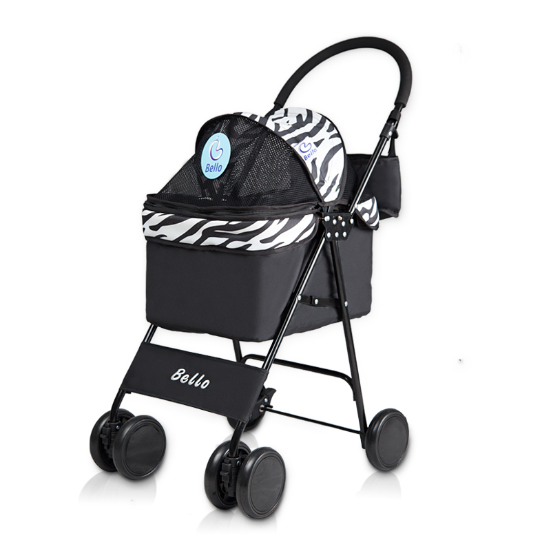 

Lightweight Foldable And Breathable Pet Trolley Assistant With The Same Model Dog And Cat Small Compact Four-wheeled Motorcycle