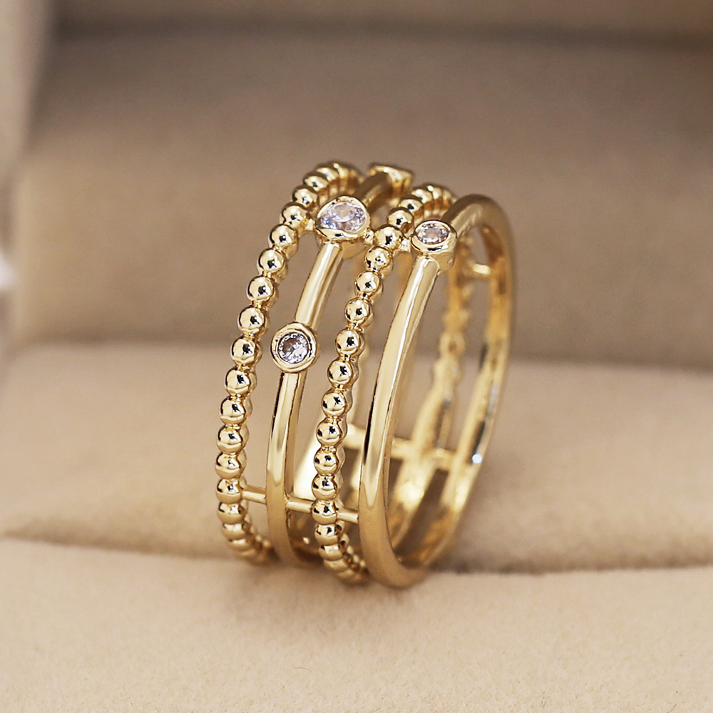 

Titanium Steel Wedding Brand Designer Ring for women Luxury Zirconia Engagement Rings jewelry Gifts Fashion Accessories