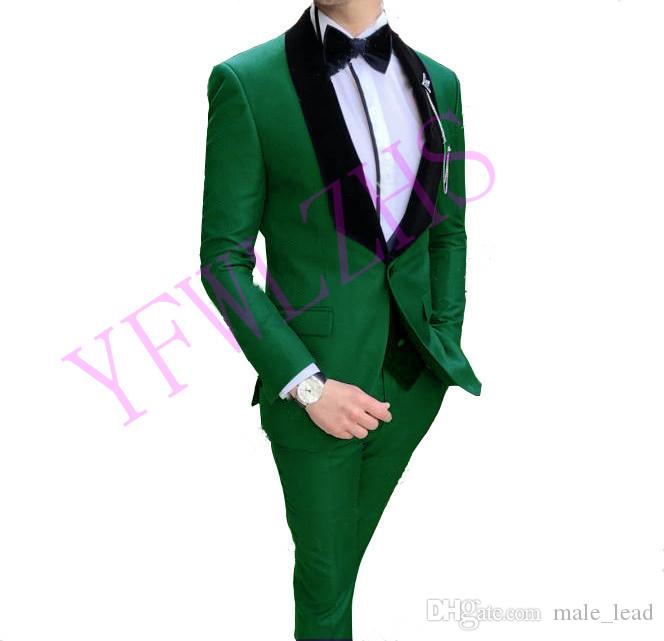

Handsome Groomsmen Shawl Lapel Groom Tuxedos Mens Wedding Dress Man Jacket Blazer Prom Dinner 3 Piece Suit(Jacket+Pants+Tie+Vest) B235, Same as image