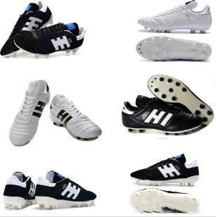 

Mens Copa Mundial Leather FG Soccer Shoes 70Yr Cleats 2019 World Cup Football Boots Size 39-45 Black White Orange botines futbol, #2