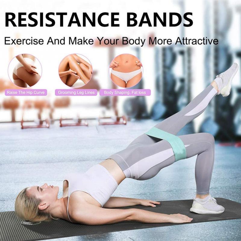 

1PC Fitness Exercise Strength Resistance Bands Pilates Sport Latex Yarn Fitness Bands Crossfit Workout Gym Equipment