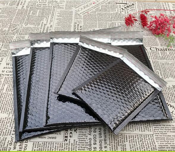 

10pcs/lot Black Foil Bubble Mailers Padded Envelopes Multi-function Packaging material Shipping Bags Bubble Mailing Envelope Bag