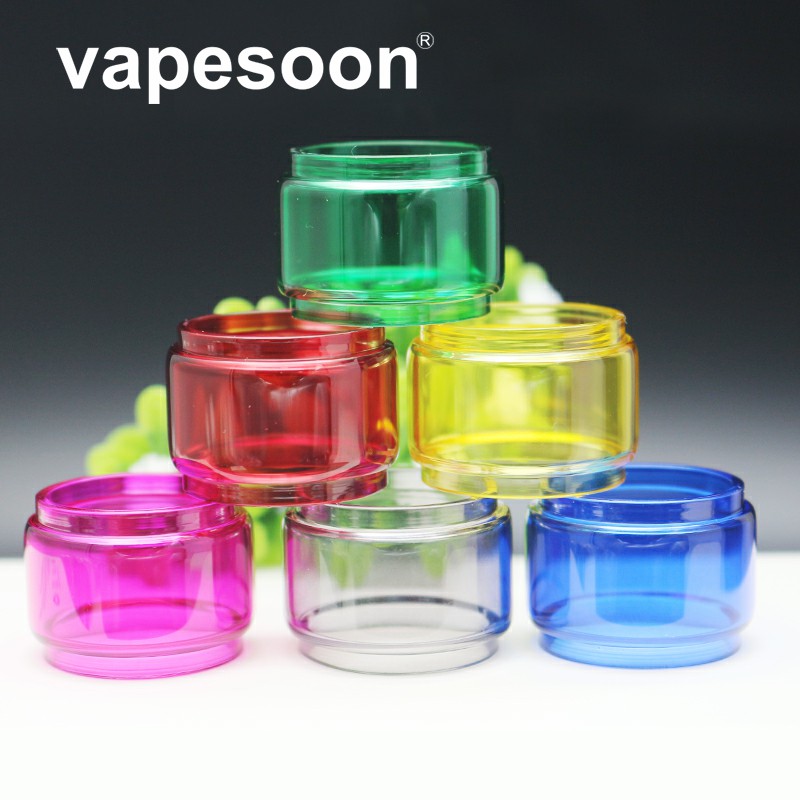 

20pcs Replacement Glass Tube For For SMOK TFV8 BABY V2 Tank Atomizer Colorful Bubble Glass Tube Fast Shipping