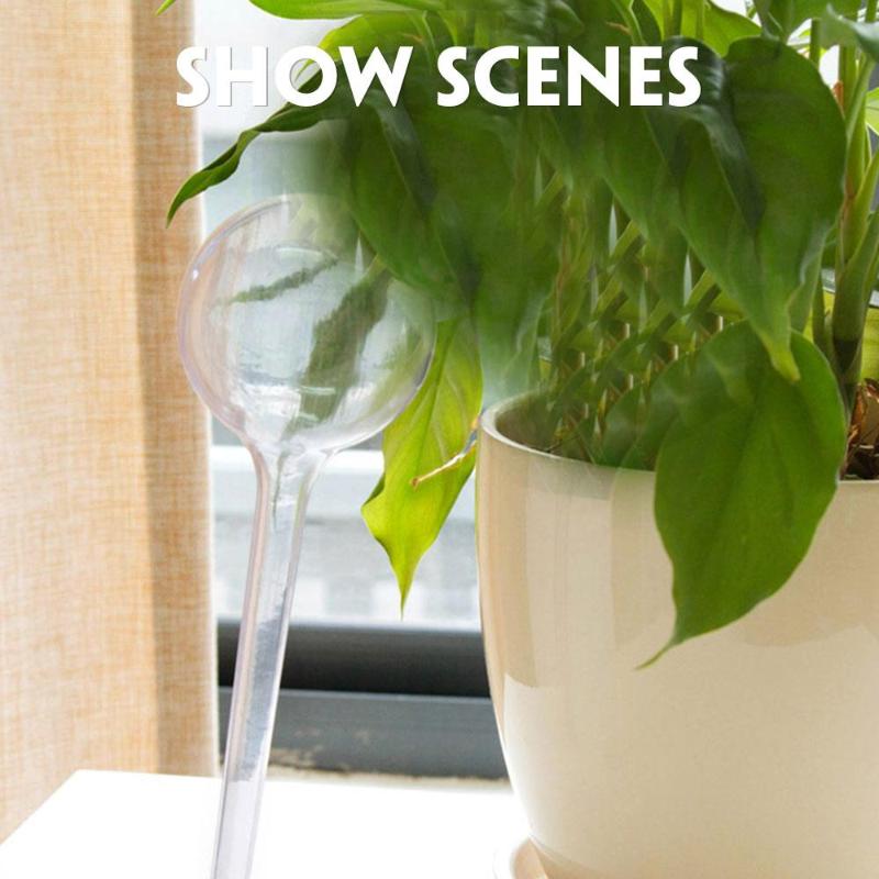 

Self-Watering System 4pcs Flower Plastic Watering Watering Globes Automatic Sprinklers Equipment Device Plant, Trumpet transparent