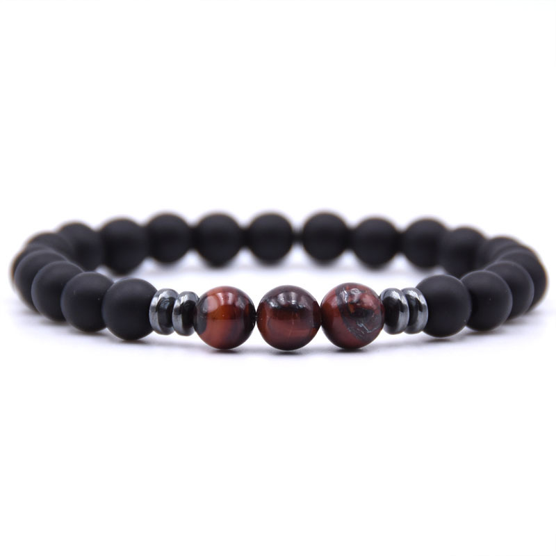 

Men and Women Gift High Quality Natural stone Colorful 8MM Bead Strands Bracelet for Sale