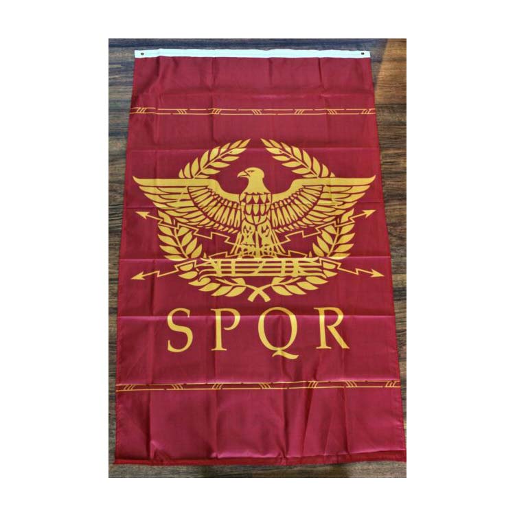 

Western Roman Flag Senate & People of Rome SPQR History Flag 3x5ft Polyester Club Team Sports Indoor With 2 Brass Grommets,Free Shipping