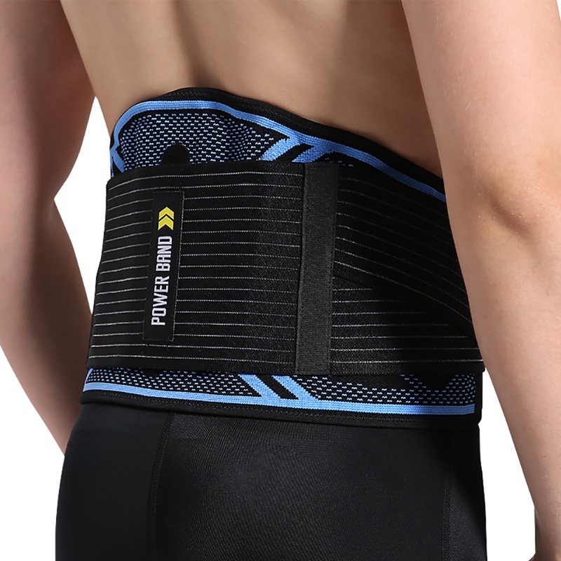 

Support Belt Adjustable Lumbar Wrap Brace Protection Exercise Fitness Sportswear Sports Compression Waist, Black