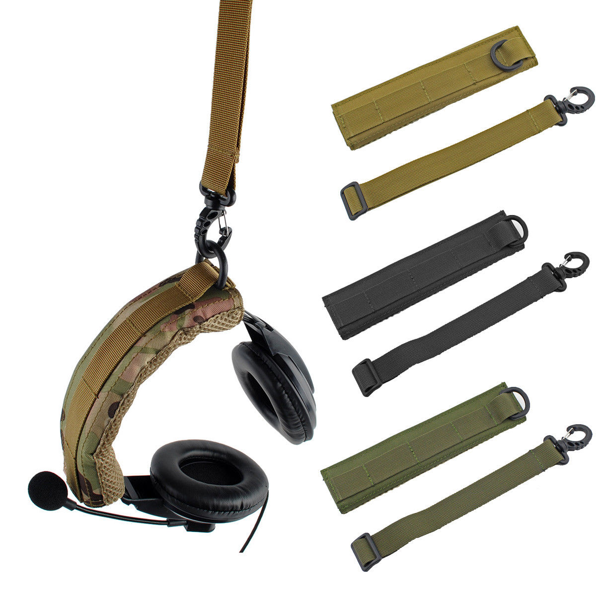

Tactical Advanced Modular Headset Cover Molle Headband for General Earmuffs