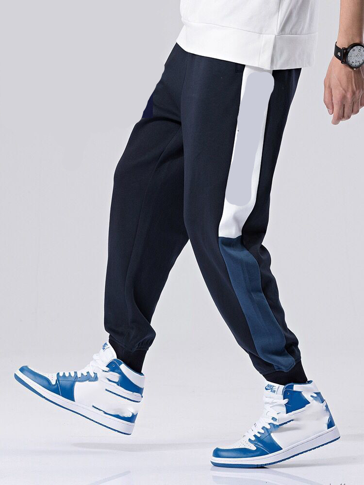 Mens Designer nouveau pantalon occasionnels Joggings Hip-hop marque de mode Sweatpants Stripes Panalled Crayon Jogger Pantalon de rue Plus k64H