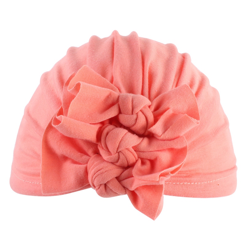 

Baby Hat Bow Turban Hat Newborn Cotton Kids Soft Bow Cap Beanie Designer Baby Bow Turban Hats 20 Color HHA1052, As pic