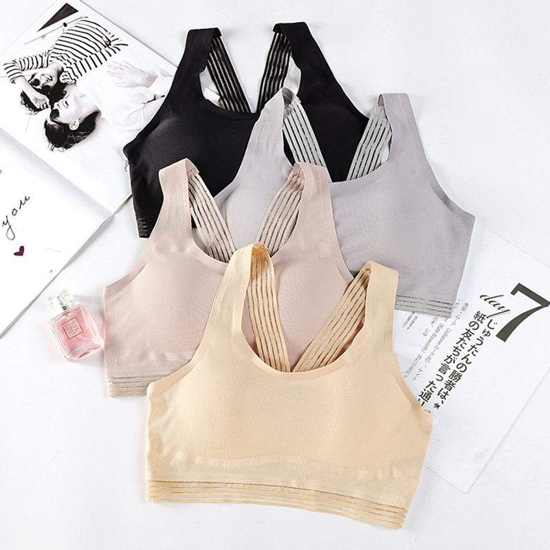 

Women Comfort Wide Straps Tanks Ice Silk Beauty Back Lace Wrapped Chest Slim Underwear Mesh Stitching Sexy Camisole, Black