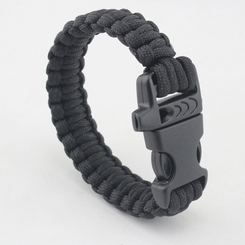 Cool Design Handmade Multifunction Camping Sports Charm Bracelet Mens Multicolors Paracord Bracelets with Whistle-image-441493111