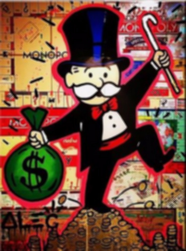 

Alec Monopoly Banksy Oil Painting On Canvas Street Art Wall Winner Wall Art Home Decor Handpainted &HD Print Pictures