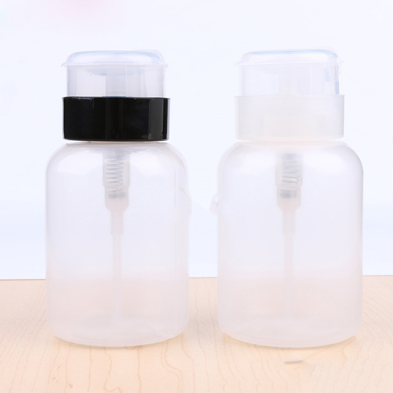 

Tamax Clear Refillable empty Bottles Pump Dispenser Nail Art Polish Remover Cleaner Empty Spray Liquid Plastic Bottle nail art tool