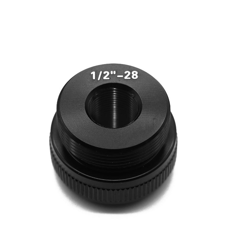 

1/2"x28 Maglite C Cell Thread Adapter Tail End Cap Black, Free & Fast USPS Shipping From US STOCK