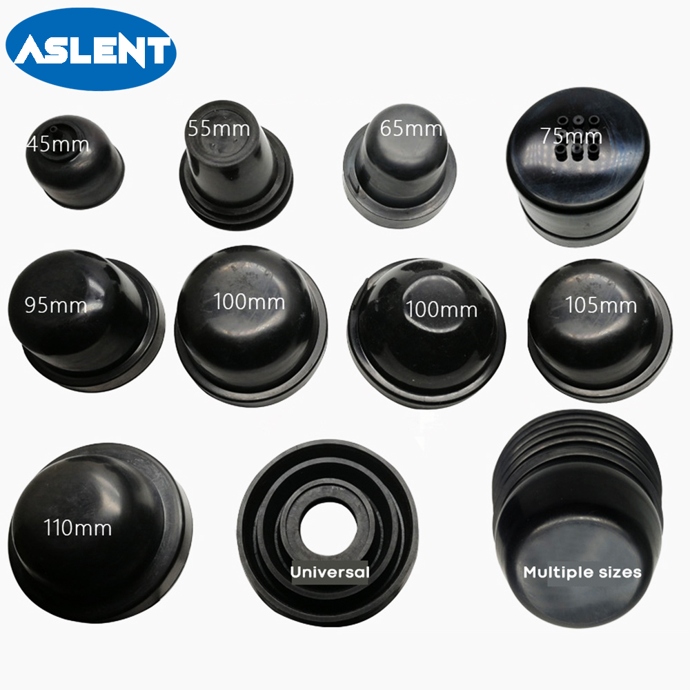 

ASLENT Car HID LED Headlight Dust Cover Sealing Cap Rubber Waterproof Dustproof Headlamp Cover 55mm 65mm 70mm 75mm 85mm 90mm