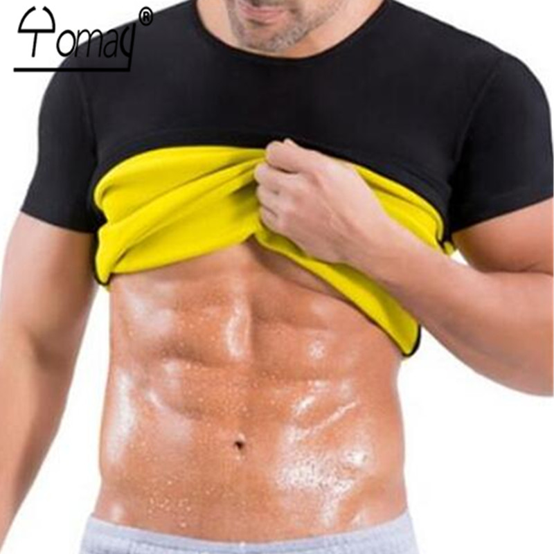 

Men Neoprene Bodyshaper Black Slimming Shirt Tops Fitness Shapers men's Bodybuilding Intimates Clothing