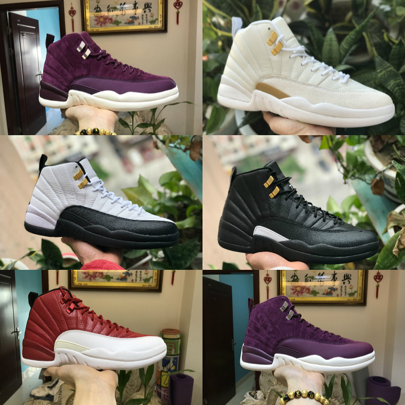 

Hot Sale 2020 New Mens 12s Shoes Winterized WNTR Gym Red Michigan Bordeaux Cheap 12 White Black The Master Flu Game Taxi Sports Sneaker, Shoes12s-03