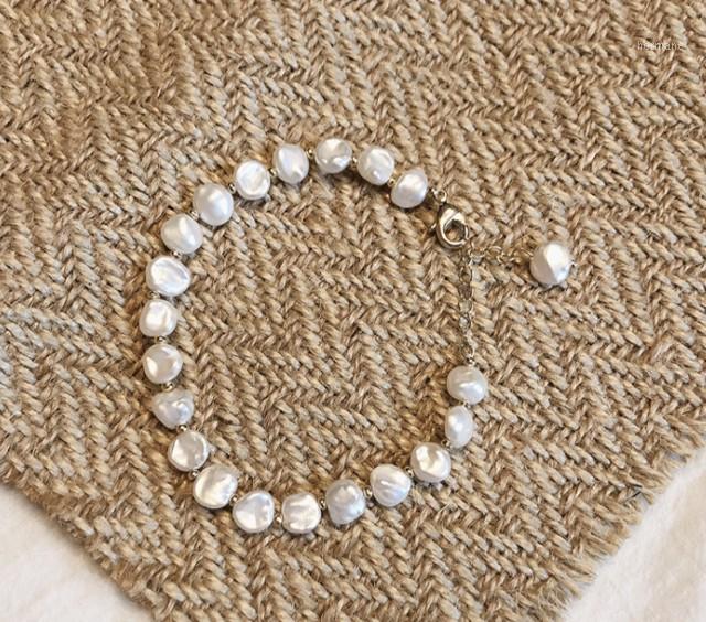 

Pearl bracelet freshwater pearl original handmade temperament 4 pcs for women girl fashion Jewelry dropshiping LBD1