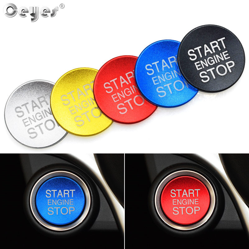 

Car Engine Start Button Ring Interior Accessories Styling Case For Alfa Romeo Giulietta Stelvio 159 Decoration Auto Covers