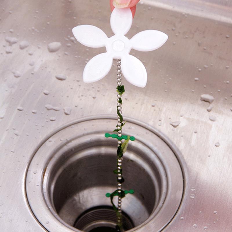 

Drain Pipe Hair Catcher Stopper Clog Flower Shape Kitchen Bathroom Sink Bathtub Sewer Filter Anti-blocking Tool Hair Remover ST0665