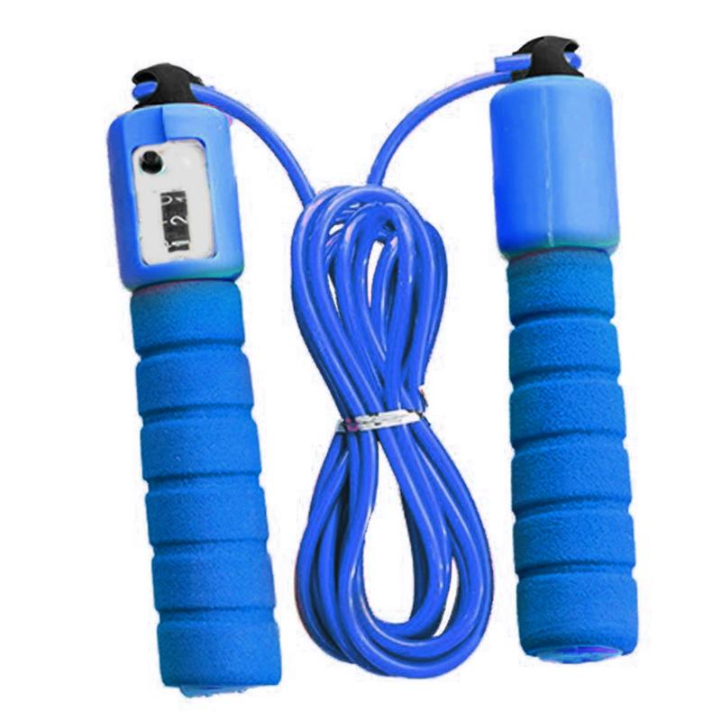 

Jump Rope Bearing Design Adjustable Sports Supplies Fitness Exercise Sponge Handle -free Skipping With Counter