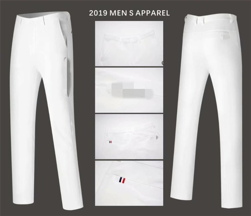 

Men Golf Pants Sports Trousers Autumn all-match Korean Slim Long Pants Spring Golf Clothing 4 Colors Men Brand, Black