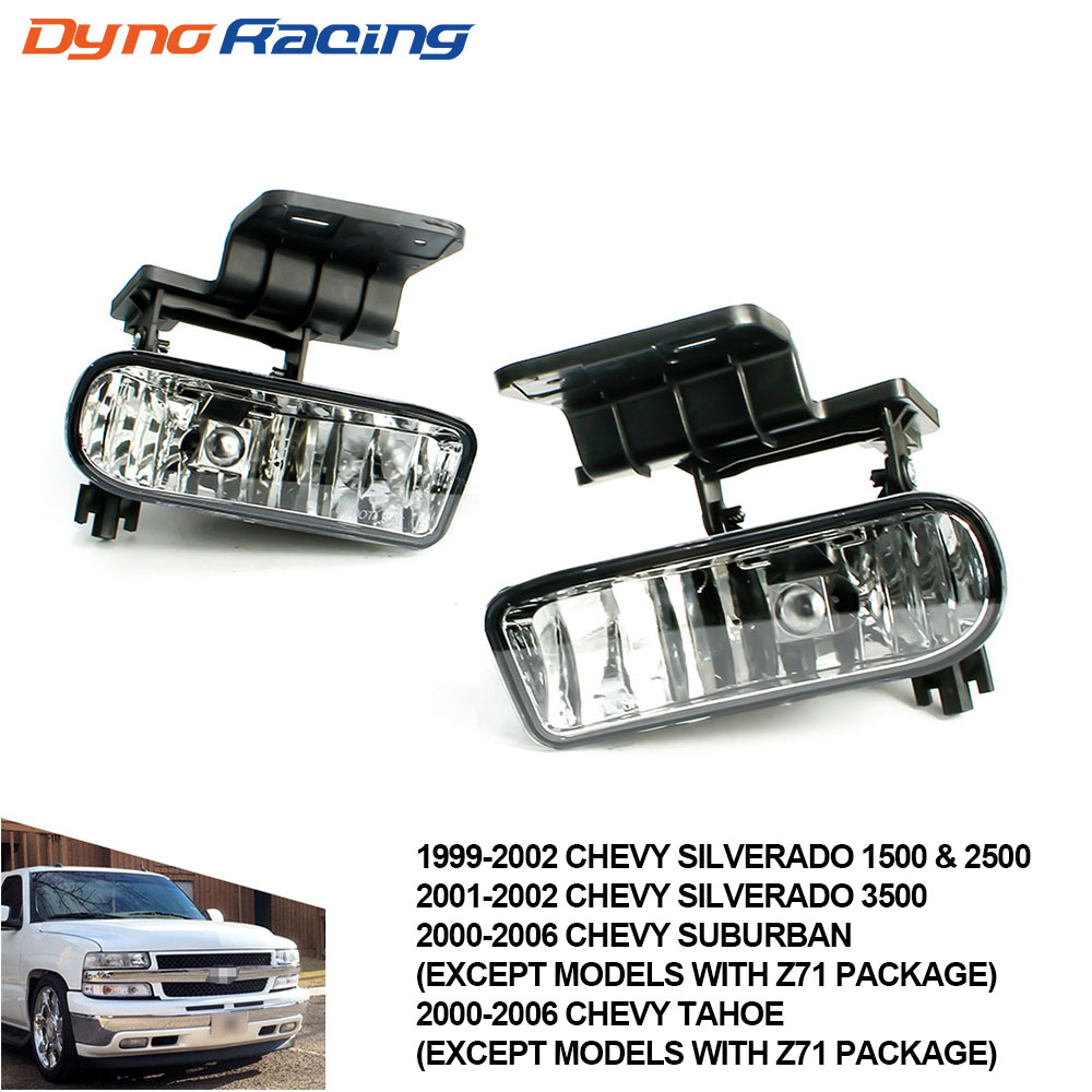 

Fog light for Chevrolet CHEVY 99-02 Silverado, 00-06 Suburban/Tahoe Clear Lens Bumper Fog Lights Driving Lamps TT101000-CL