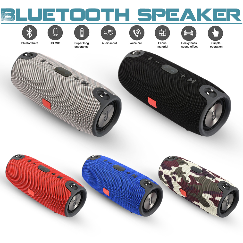 

10W Portable Bluetooth Speaker Column Fm Radio Wireless Fashion Sound Box Mp3 Loudspeaker Usb Subwoofer Aux Boombox PC Sound Bar