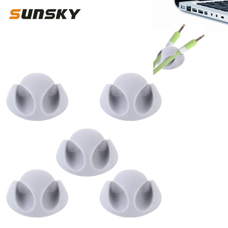 

5 PCS Cable Clips Mobile Phone Cable Management System and Cord Organizer Solution