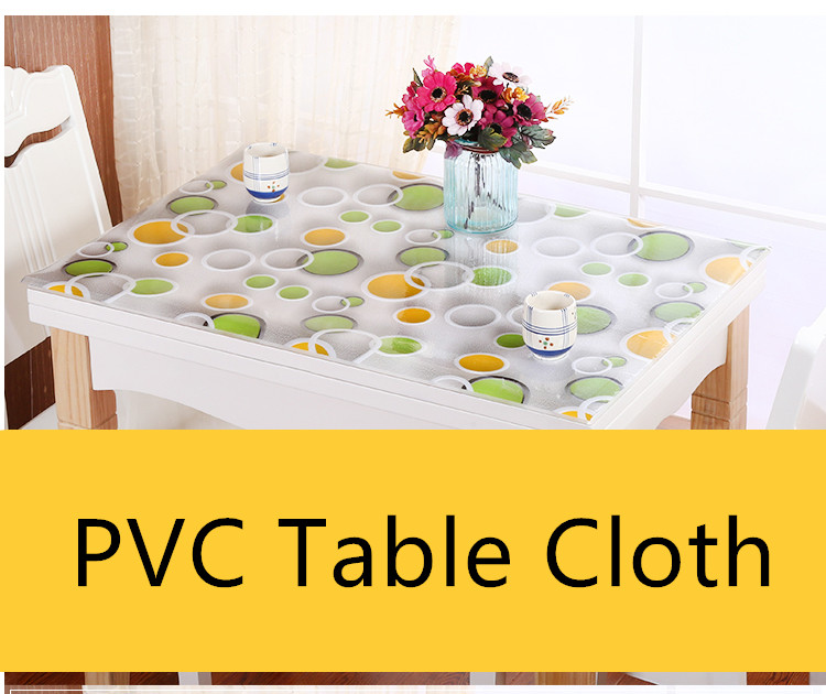 

1.0mm PVC Table Cloths Kitchen Live Family Cozy Waterproof Oilproof Dinner Rectangular Soft Glass Crystal Boards Placemats Dec, 1.0mm thick