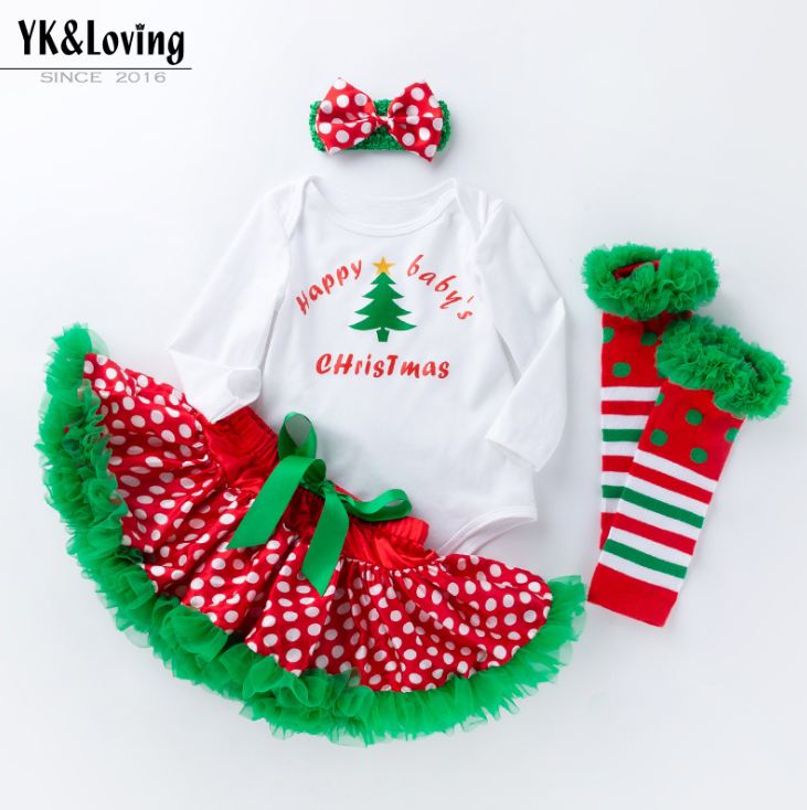 

Christmas Outfit Kids Clothing suit Little girl Tracksuits fashion Autumn Winter Sports Clothing Set top and pants New Fashion