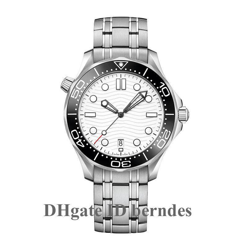 

N factory high end stainless steel men's automatic mechanical wristwatch seahorse 300m 42mm watch diameter ceramic ring stainless steel wris, Colour5