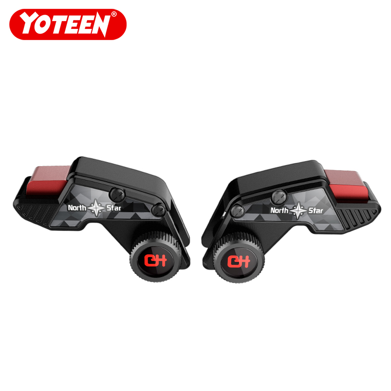 

Yoteen Smart Phone Shooting Trigger For PUBG Fornite L1 R1 Aimkey Fire Button Joystick Controller North Star