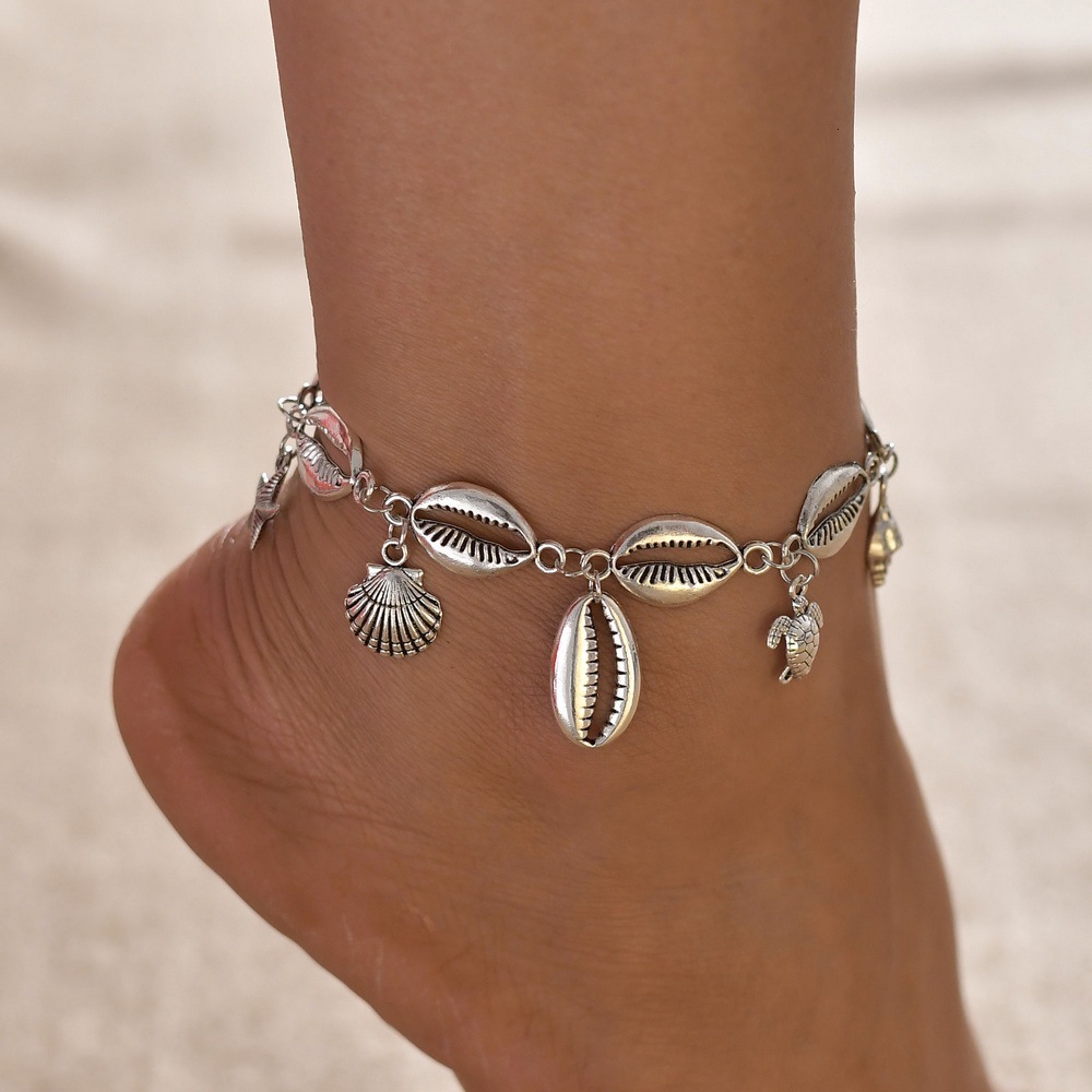 

Foot Jewelry Originality Beach Metal Shell Starfish Anklet