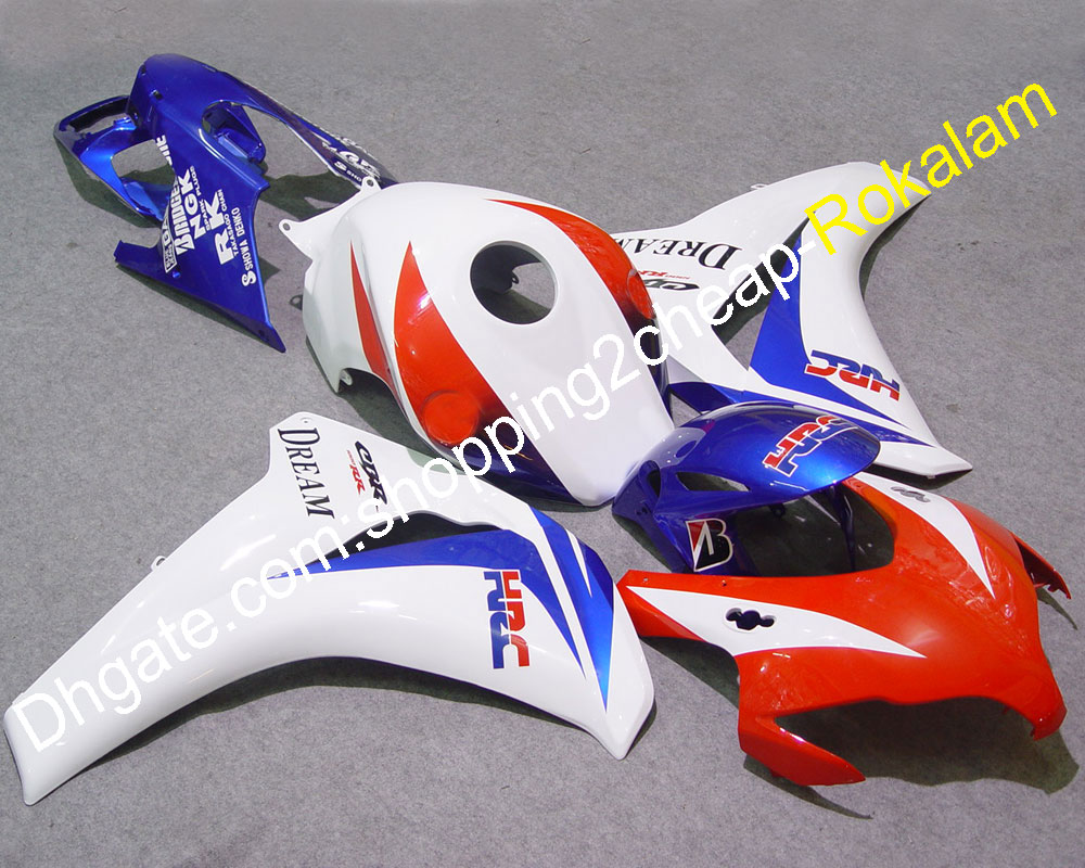 

For Honda CBR1000RR CBR1000 CBR 1000 RR 1000RR Fireblade 2008 2009 2010 2011 Black White Blue Fairing Set (Injection molding), Customize